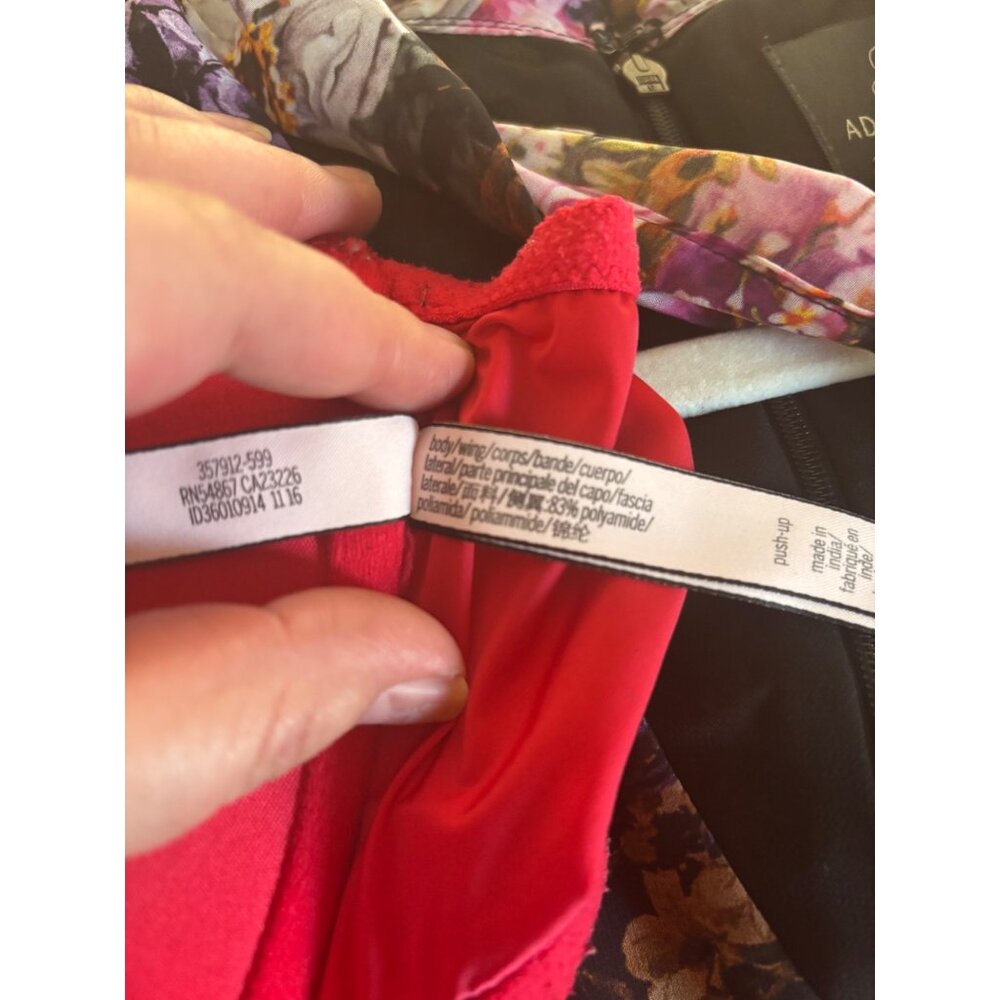 Victoria Secret Push-Up Racerback Bra Red - Picture 9 of 12